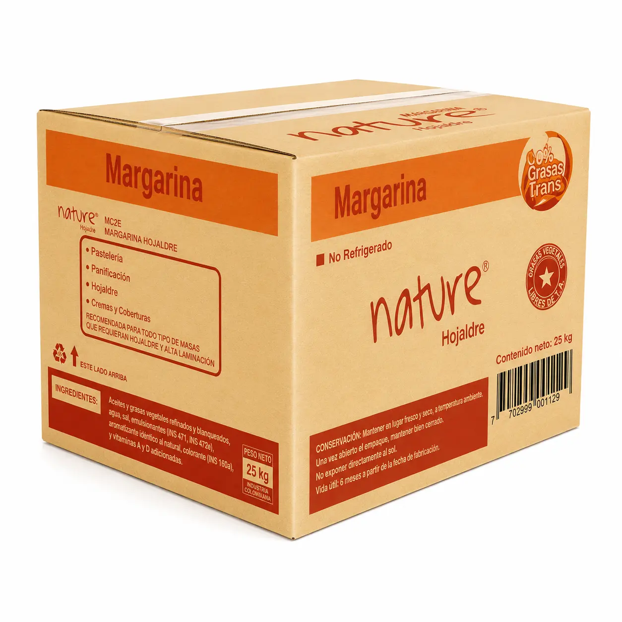 Margarina Hojaldre 16K Nature