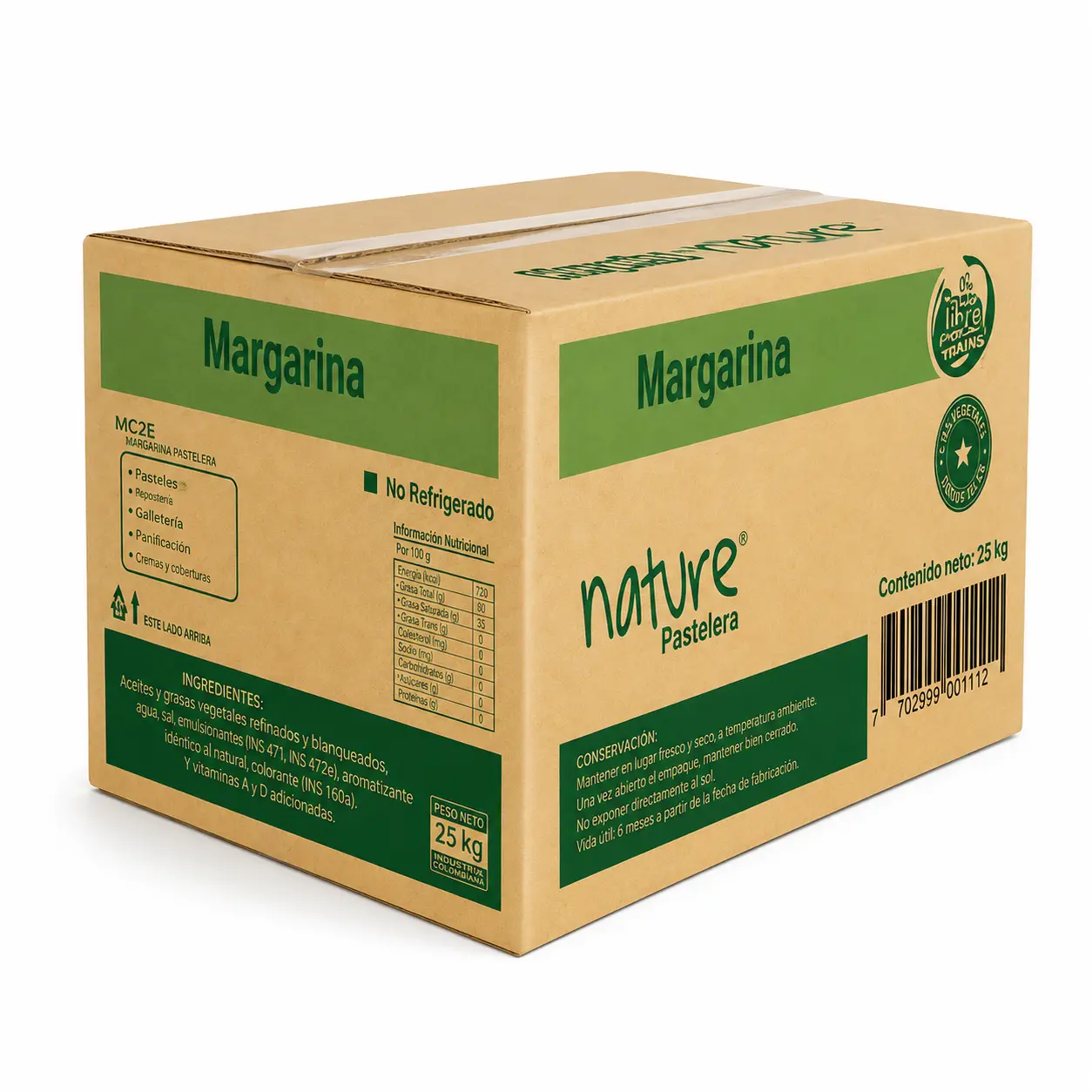 Margarina Pastelera 25K Nature